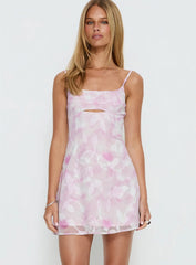 Powell Mini Dress Pink Floral