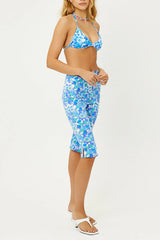 Murphy Floral Pedal Pusher Pants - Morning Glory