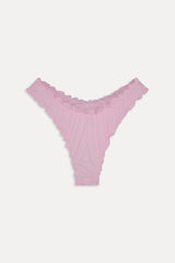 Dalton Micro Bikini Bottom - Frosted Peony