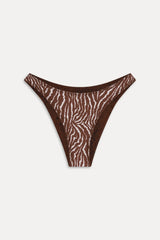 x Réalisation Par Dove Reversible Bikini Bottom - Python/Animal