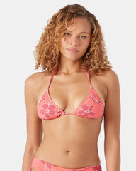 Garden Twirl Tiki Triangle Bikini Top