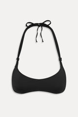 x JENNIE Hana Halter Bikini Top - Black