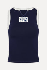 x BELLA HADID Dreamer Tank Top - Lone Star Blue