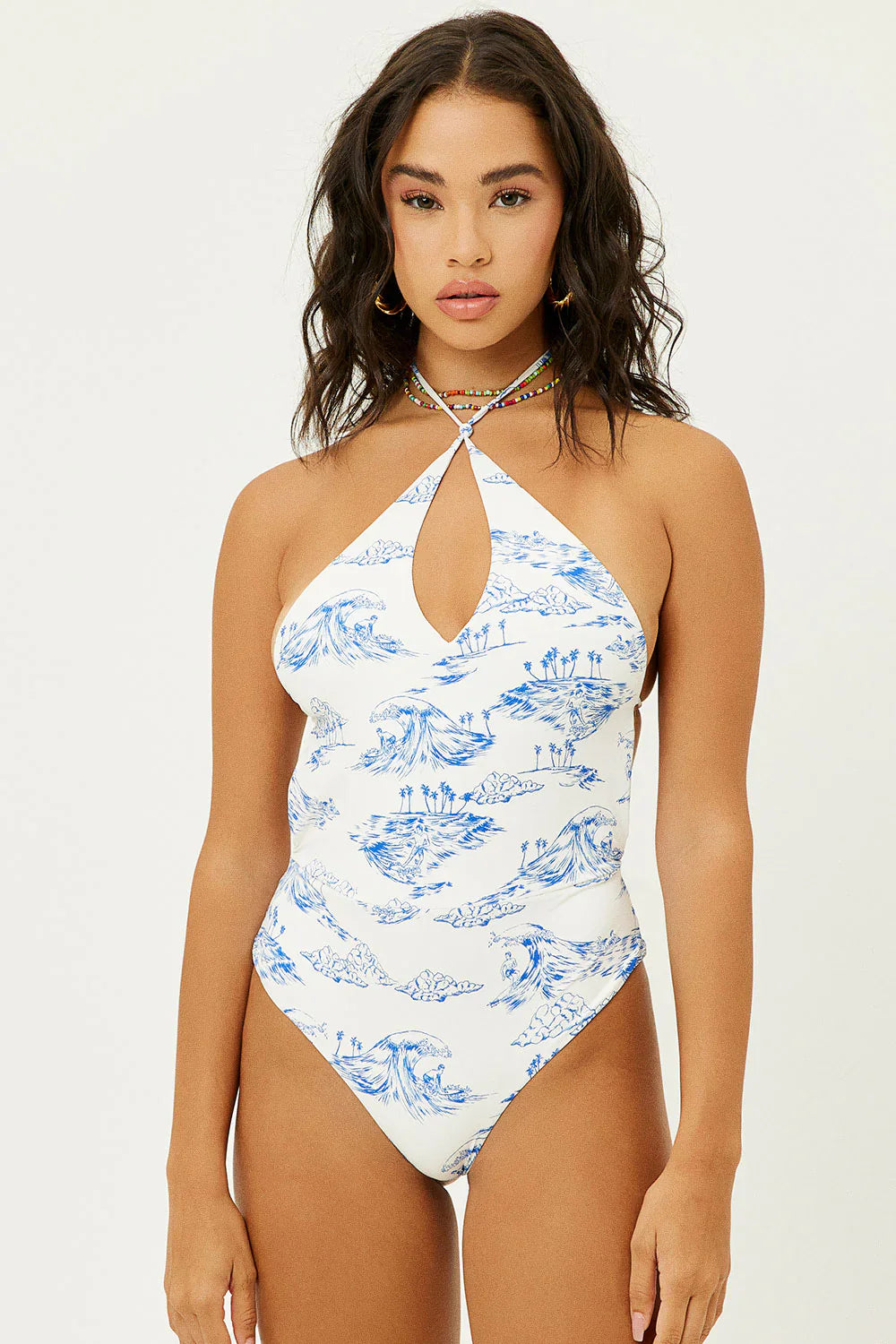 Dove Cheeky One Piece Swimsuit - Surfer Dude