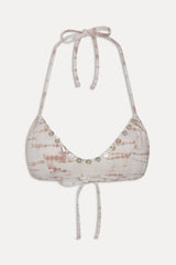 Micah Halter Bikini Top - Sand Drift Print