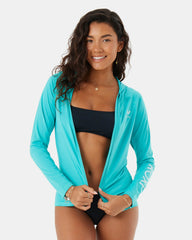 New Essentials Long Sleeve Hoodie Zipped Rashguard