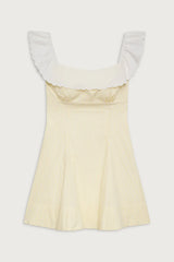 Lilah Striped Mini Dress - Daisy Stripe
