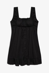 Marilyn Babydoll Dress - Black