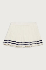 Honeymoon Knit Pleated Skort - Sugar