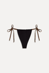 x BELLA HADID Tia Skimpy Bikini Bottom - Lucky Leopard