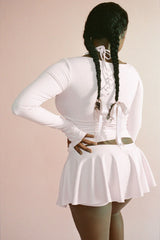 Odette Long Sleeve Top - Icy Pink