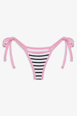 Cruze String Bikini Bottom - Vintage Stripe
