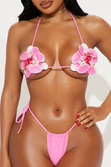 Paradise Orchid Flowers 2 Piece Bikini - Pink
