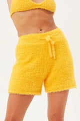Rebel Fuzzy Shorts - Sunshine