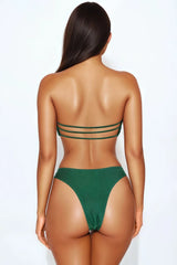 Karol Bandeau 2 Piece Bikini - Emerald