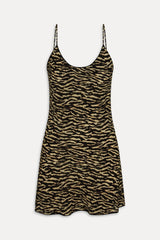 x Réalisation Par Luz Mini Slip Dress - Vintage Tiger