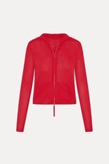 x JENNIE Atlas Knit Hoodie - Lip Tint
