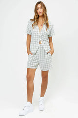 Coco Velvet Button Up Shirt  - HB Diamond