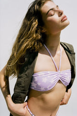 Jupiter Terry Bandeau Bikini Top - Luna