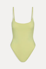 Juliet Cheeky One Piece Swimsuit - Yellow Mojito