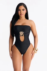 Pool Crush 1 Piece Swimsuit - Black