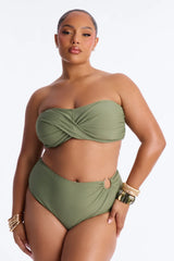 Ocean Trance 2 Piece Bikini Set - Sage